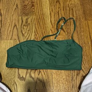 Aerie Forest Green Bikini Top
